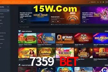 Interface moderna da plataforma 7359 Bet